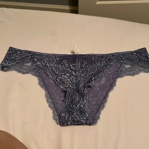Free people dark lilac lace panty